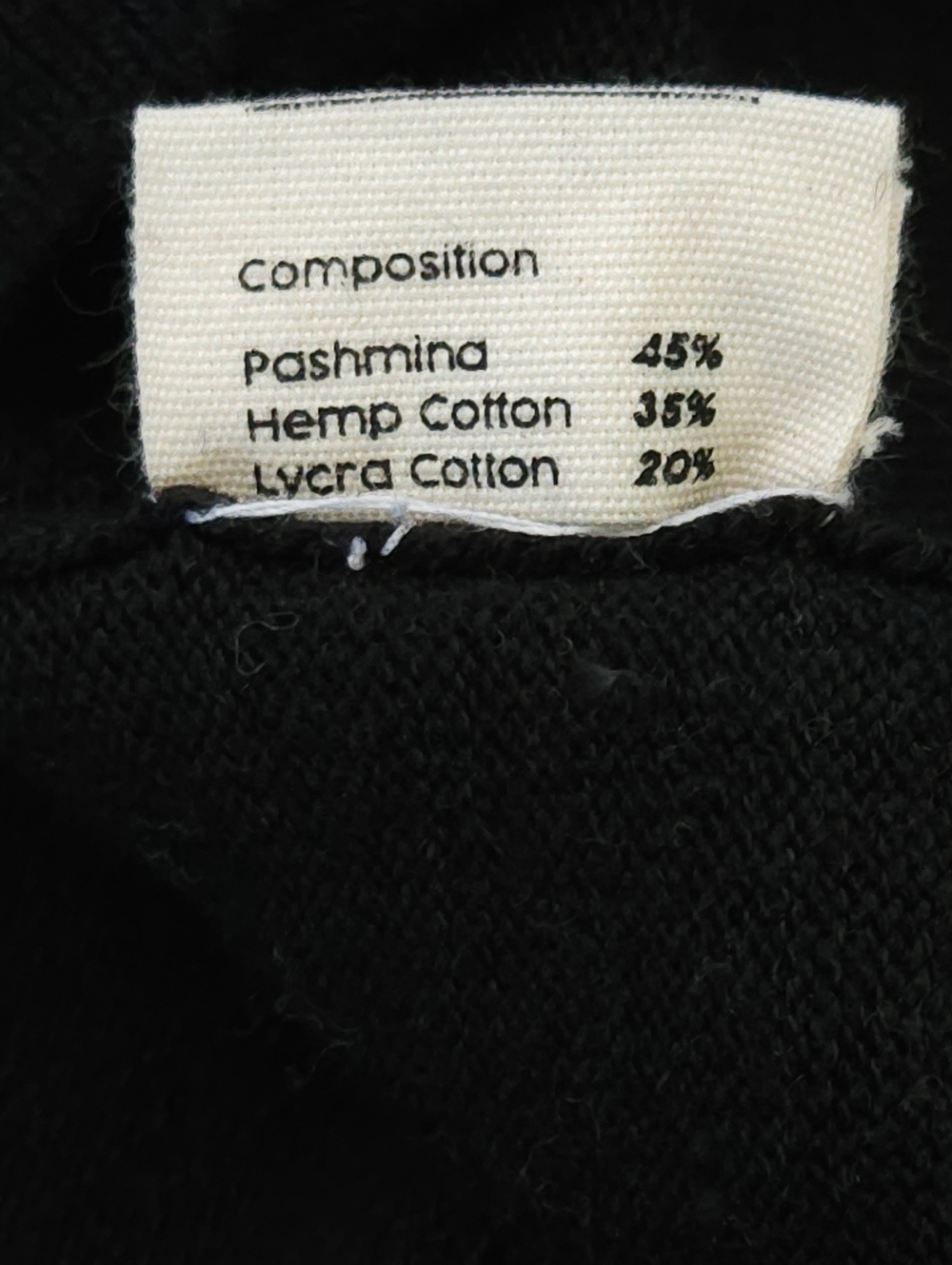 Tough Fibers Hemp Pashmina V-Neck Sweater XL Quiet Luxury Slow Fashion Sustai - Picture 6 of 10